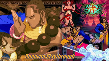 Vampire Savior 2 - Capcom Fighting Collection (PC/Steam) - Donovan Playthrough