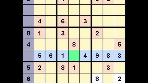 How to Solve Los Angeles Times Sudoku Expert October 4, 2020