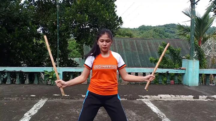 Arnis Stick Exercises || La Daniela Erica Francia