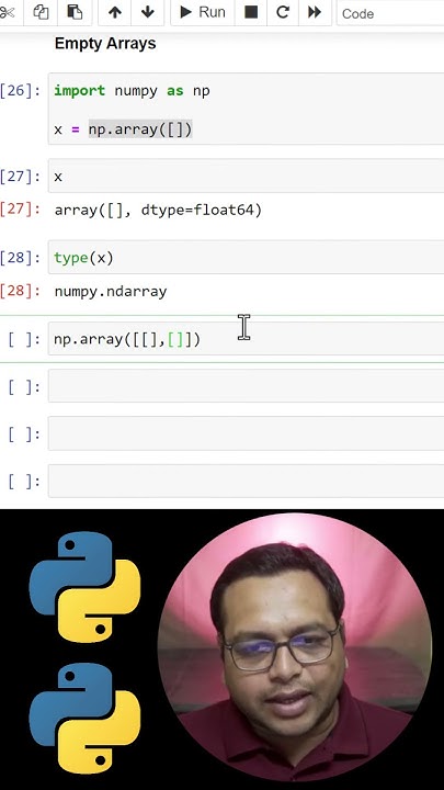 Python NumPy | Empty arrays #shorts - YouTube