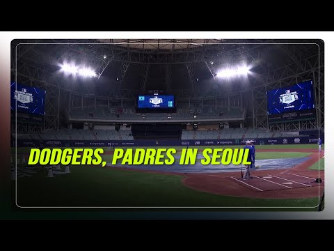 Dodgers, Padres players train in Seoul ahead of MLB opener