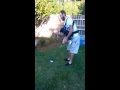 Baby Laughing At Dads Golf Swing