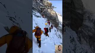 View from above 8000m 😱 #mteverest #coldestmoment #dreams #adventure #travel  #highestmountain