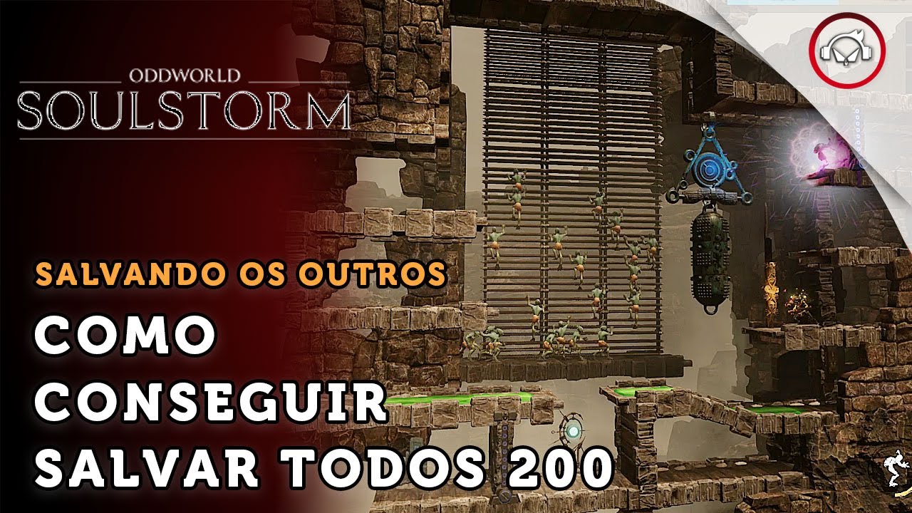 Miniatura do vídeo Oddworld: Soulstorm , Como salvar os outros nas Ruinas | super dica  PT-BR