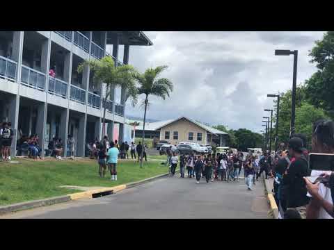 Kealakehe high school freshman march