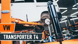 Come cambiare Kit ammortizzatori VW TRANSPORTER IV Bus (70XB, 70XC, 7DB, 7DW) - video tutorial