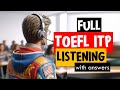 Full toefl itp listening practice test with answers  listening practice