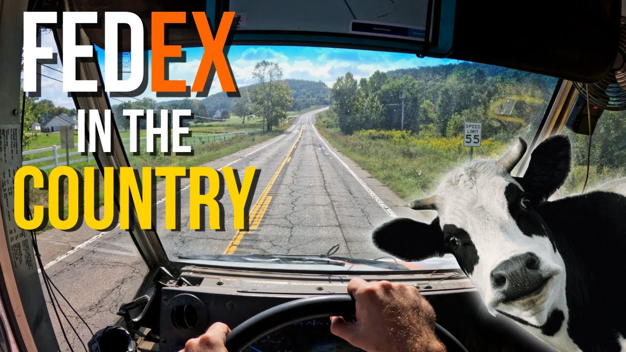 FedEx POV || Deliveries in the Country 🌽🤠