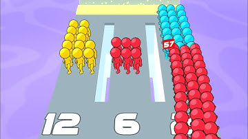 Runner Pusher - All Levels Gameplay Android, iOS