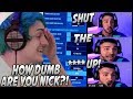 Ninja & NickMercs Get Into An INTENSE FIGHT Over "Aim Assist" In Fortnite! NINJASHYPER Is BACK!!