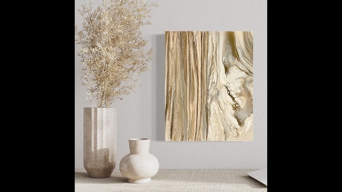 Unique TEXTURED Art ~ Easy wall art using texture modeling paste