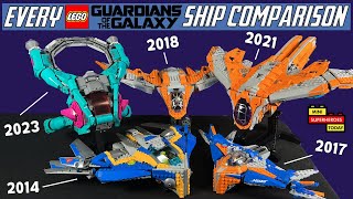 Every LEGO Guardians of the Galaxy Ship COMPARISON (76021, 76081, 76017, 76193, 76255)