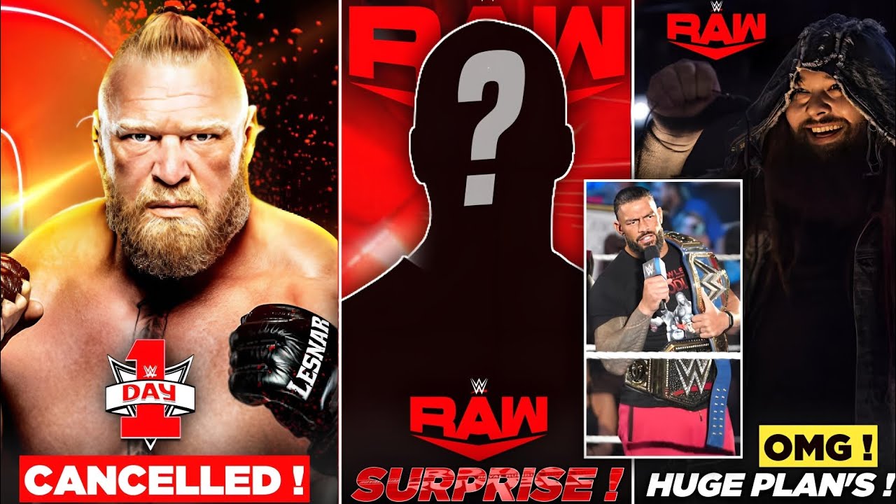 OMG ! WWE DAY 1 2023 CANCELLED | WWE Raw BIG SURPRISE | Bray Wyatt HUGE SHOCKER | Roman Reigns