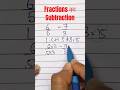 Bhinn Ka Ghatana | Subtraction of Fraction #shorts #subtractionoffraction