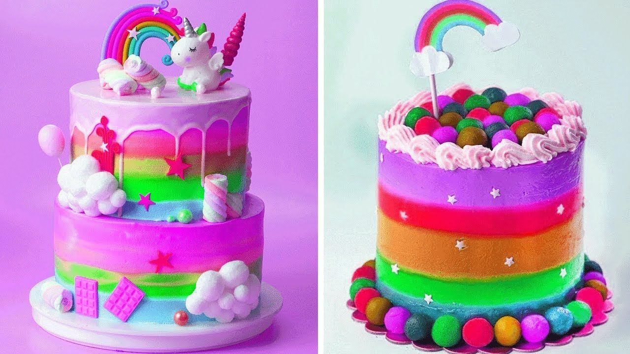 Easy Colorful Cake Hacks Compilation Extreme Cake YouTube