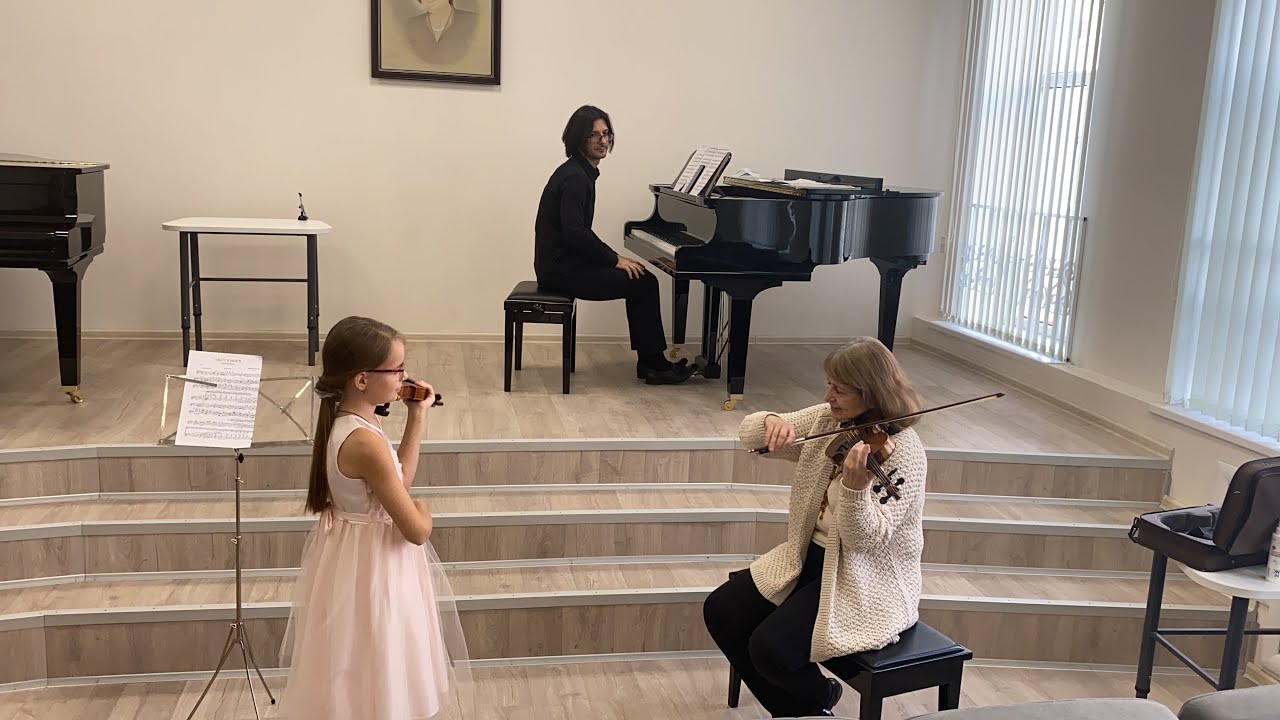11.10.2020 Мастер-классы Татьяны Полозовой (скрипка), ученица Анастасия Сухоносова, 9 лет