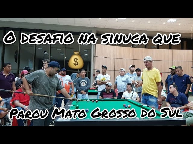 Baianinho vs Lúcio de Campo Grande, o jogo de sinuca que desafiou as leis  da FÍSICA 😲 