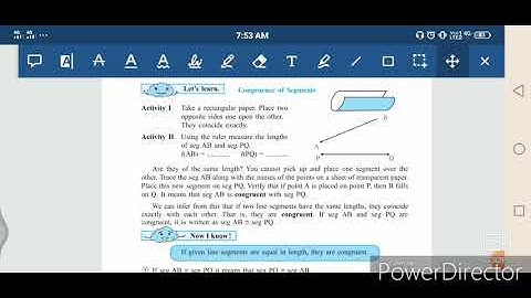 Congruence of segments// Congruent of lines//class 7 maths