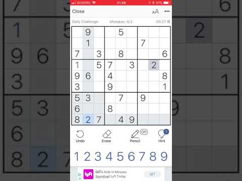 Sudoku Classic Puzzle Game daily challenge 2018 07 17