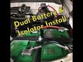 Dual battery & isolator install