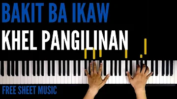 Bakit Ba Ikaw | Michael Pangilinan | Piano Cover | FREE SHEET MUSIC