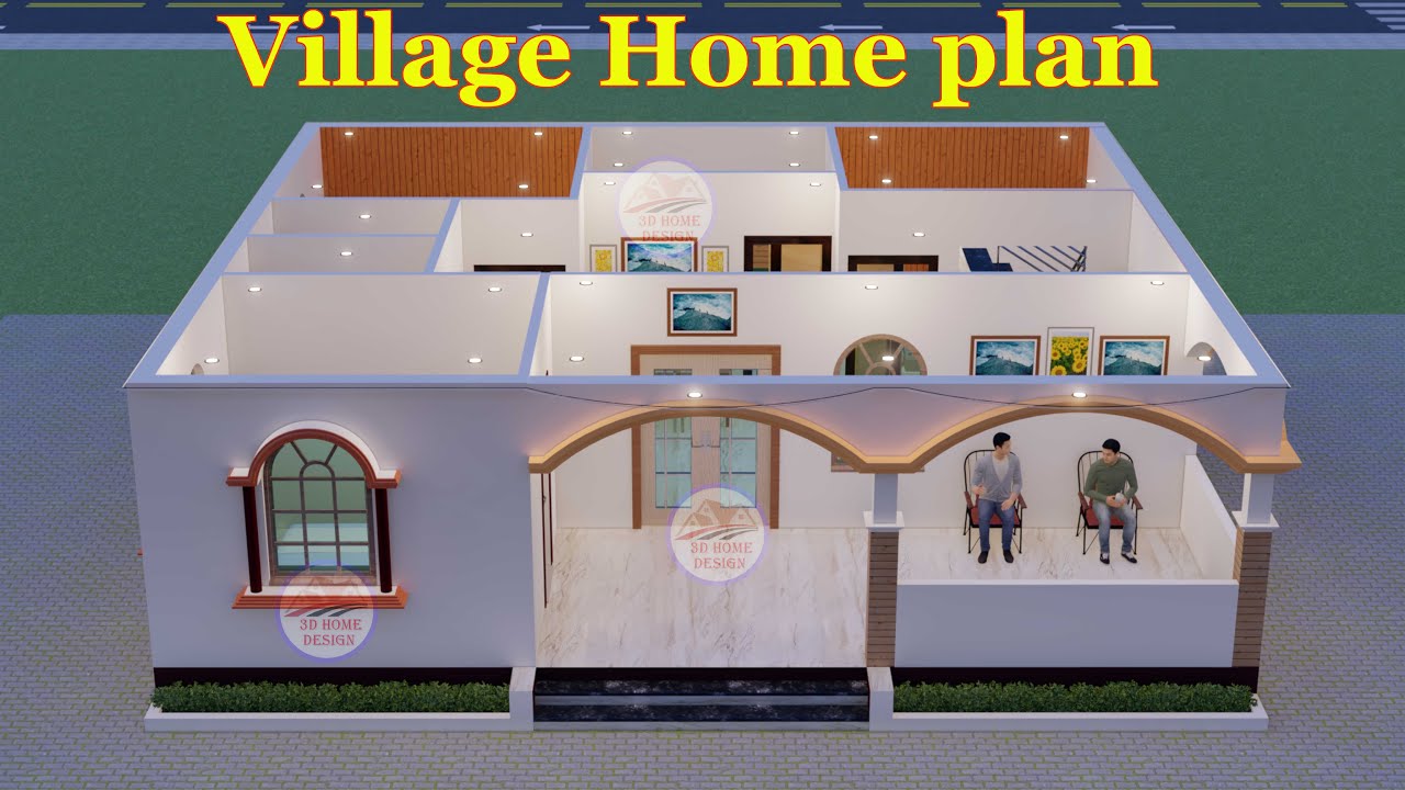 village-house-plan-idea-ii-3d-house-design-ii-ghar-ka-design-ii-simple