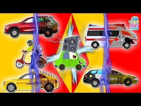 Good To Evil Transformation #w | Learn Scary Transport Vehicle Name | Garbage Truck | Cement Mixture