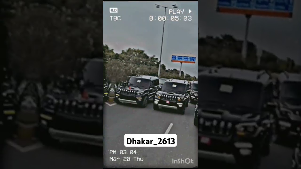 Scorpio & Thar rash driving 🤙 on highway 😎