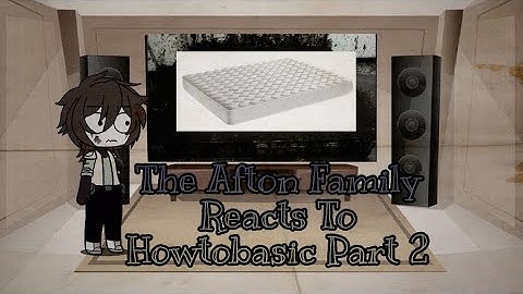 The Afton Family Reacts To Howtobasic || Gacha club || Part 2 ||