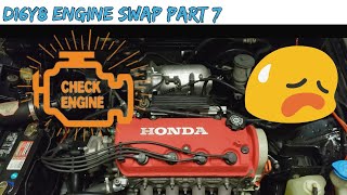 [Part 7] D16Y8 Engine Swap: How to Install New Engine at Home