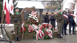 13-12-2023 r -Tomaszów Lub. odbyły się uroczystości z okazji 42 rocznicy  stanu wojennego w Polsce.