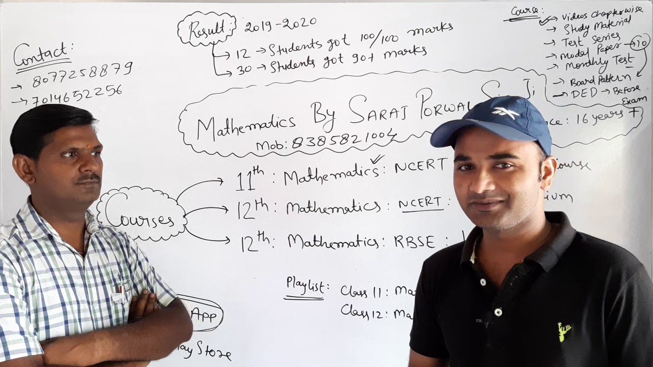 Announcement for Class 11th and Class 12th MATHEMATICS - YouTube