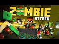 Minecraft survival gameplay zombies attack me Minecraft game zombies attack on defent tower