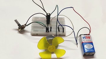 DIY DC Motor Speed Controller On Breadboard | Breadboard Project | IRFZ44N Project