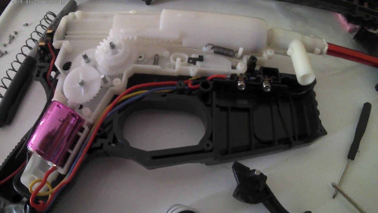 Blaster Gearbox Trigger Installation Spring Replacement