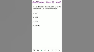 #shorts , #MCQs Multiple Choice Questions || Real Number || Class 10th Math