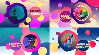 Cartoon Space Slideshow Cartoon Animation — Add This to Your Next Video