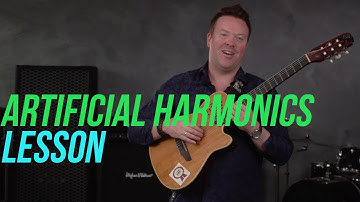 Artificial Harmonics Guitar Lesson - with Jeff Gunn