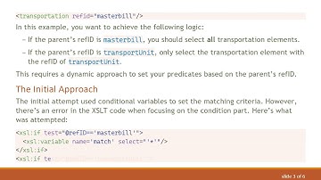 Solving dynamic predicate matching in XSLT