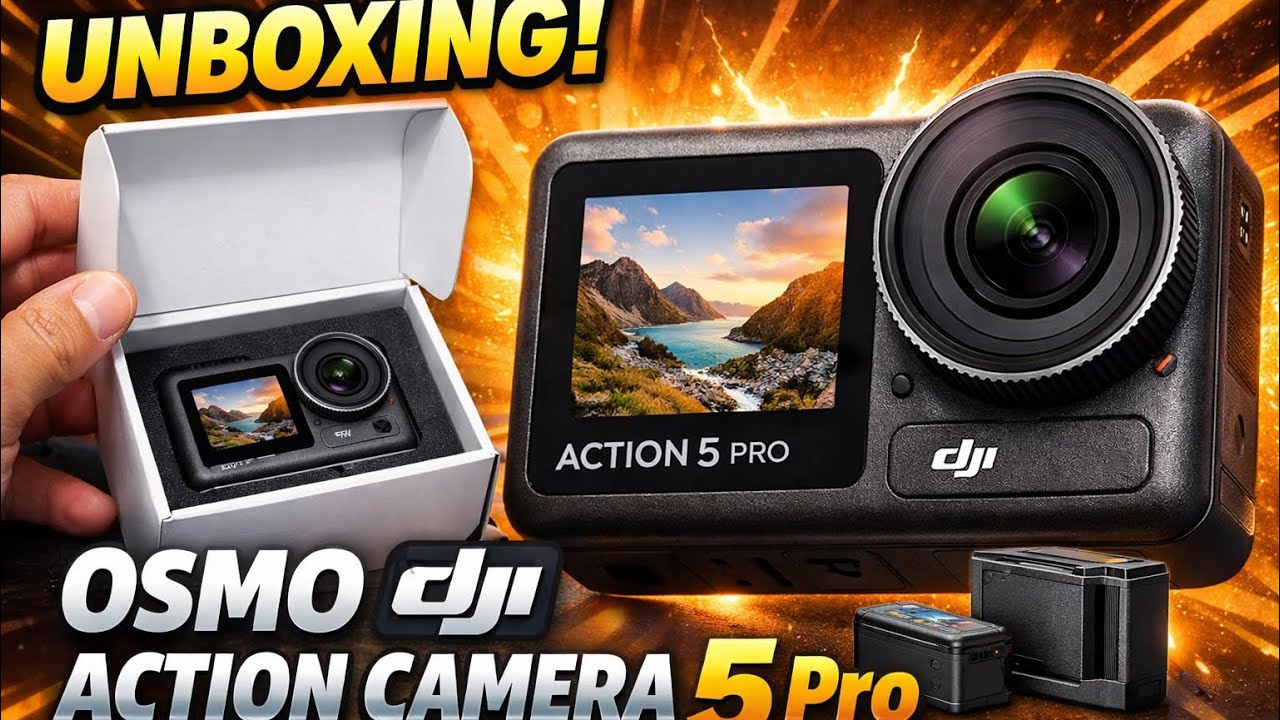 My First Vlog | Unboxing DJI Action 5 Pro