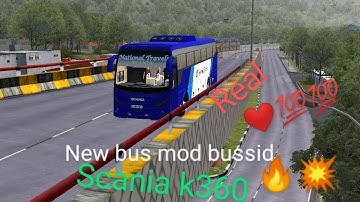 fainally relesh scania k360 bus mod🔥💥💯💯.bussid new mod real.