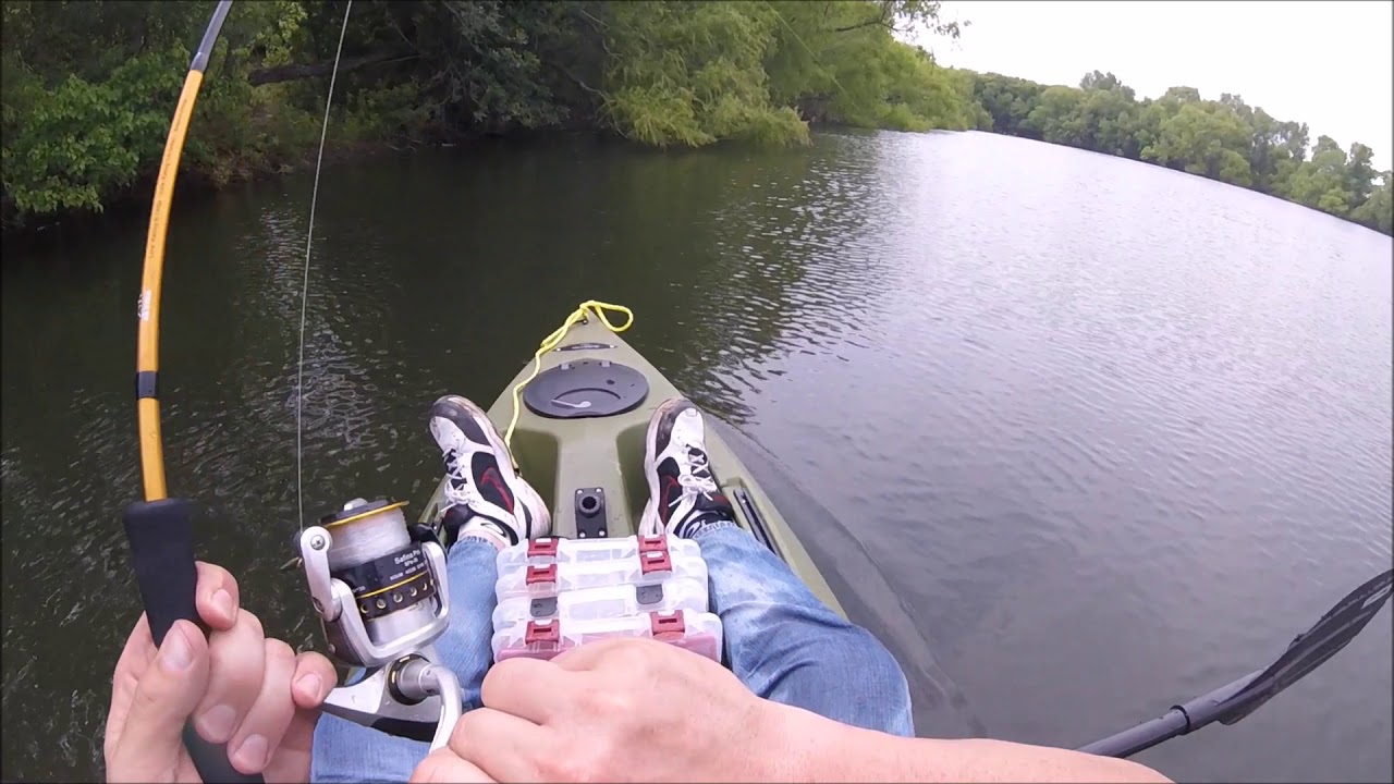 Big bass kayak fishing in San Antonio YouTube