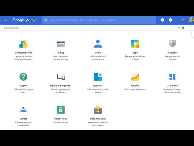 администратор почты Google
