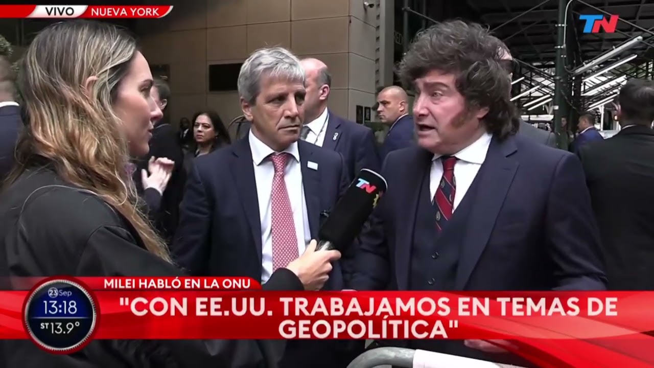 ¿DE QUÉ PAÍS ESTÁ HABLANDO MILEI?