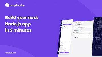Amplication - Create your next Node.js app in 2 minutes