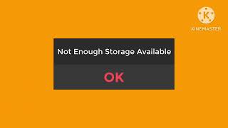 Not Enough Storage Available Logo