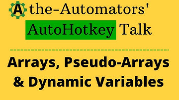 arrays vs Pseudo arrays and using a dynamic variable