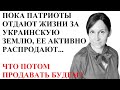 ПРОДАЖА ЗЕМЛИ НЕДОРОГО, ПОКА ИДЕТ ВОЙНА В УКРАИНЕ