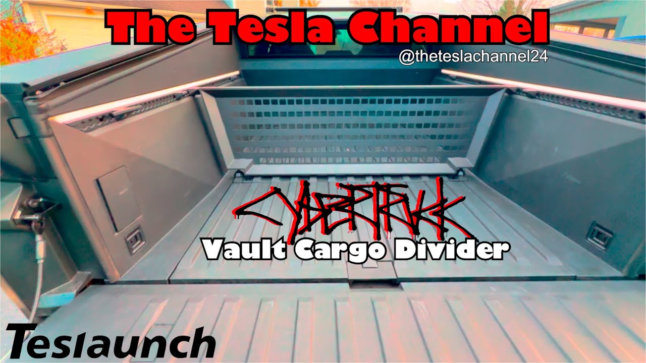 Unbox & Install: Cyber Truck Vault's Game-Changing Cargo Divider by @teslaunch7166 