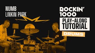 Drum Tutorial – Numb (Linkin Park) | Rockin’1000 Play-Along